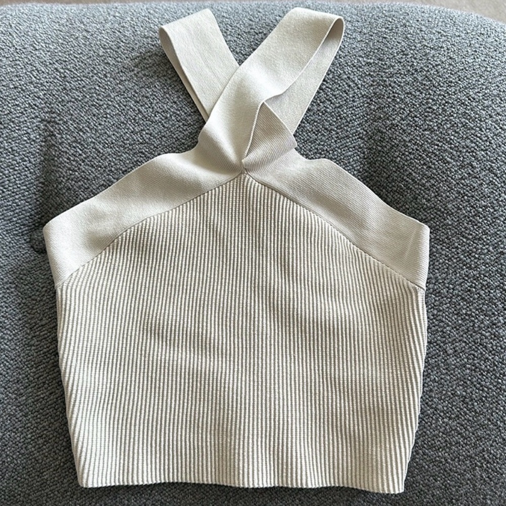 Aritzia babaton criss cross top